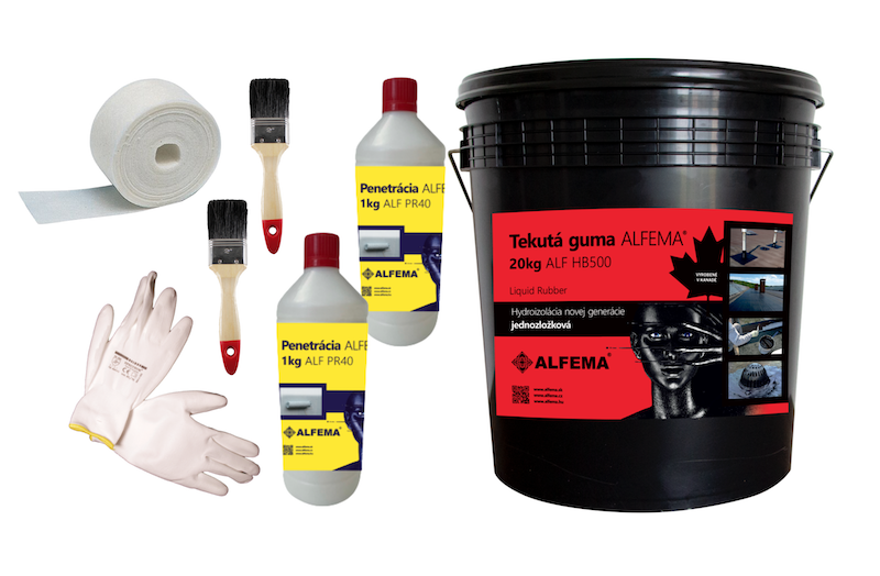 SET XXL - ALF HB500 TEKUTÁ GUMA ALFEMA